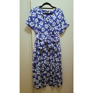 Who What Wear - Blue Floral Dress